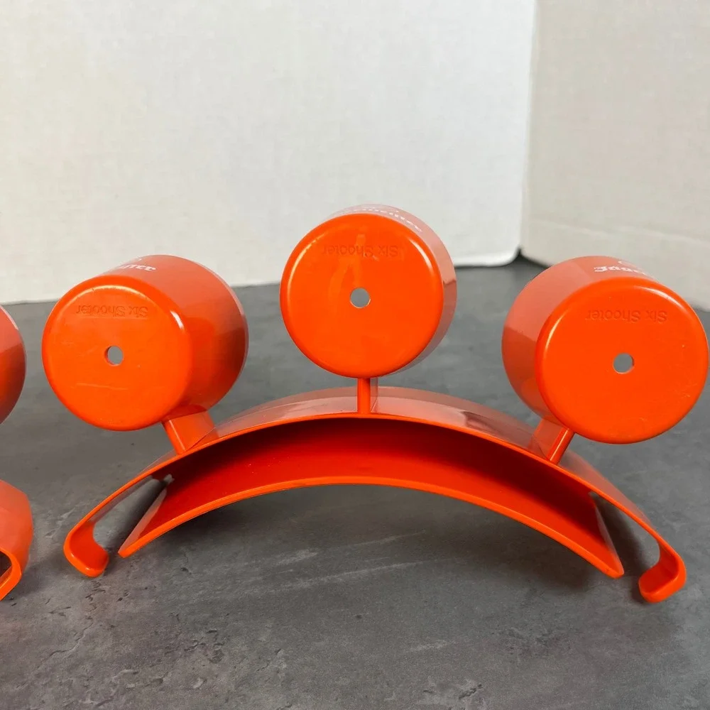 Jägermeister 6 Shooter Orange Shot Glass Holders Barware Set Hip Pants Placement